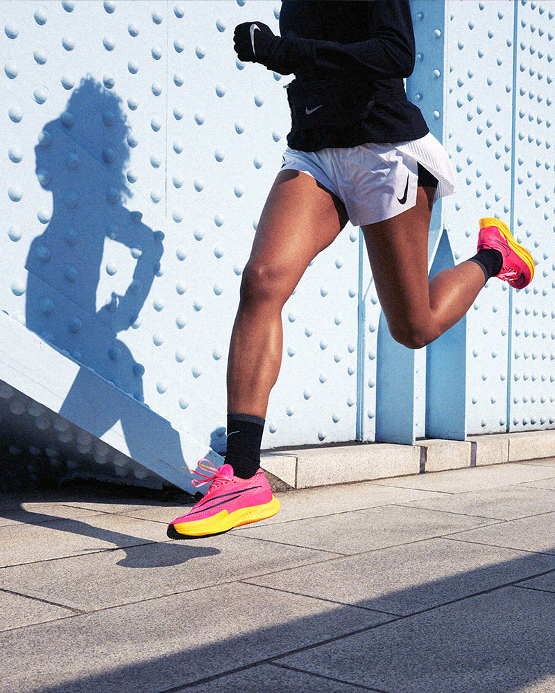 Snelle wedstrijd en snelle trainingsschoenen in het Nike Fast Pack