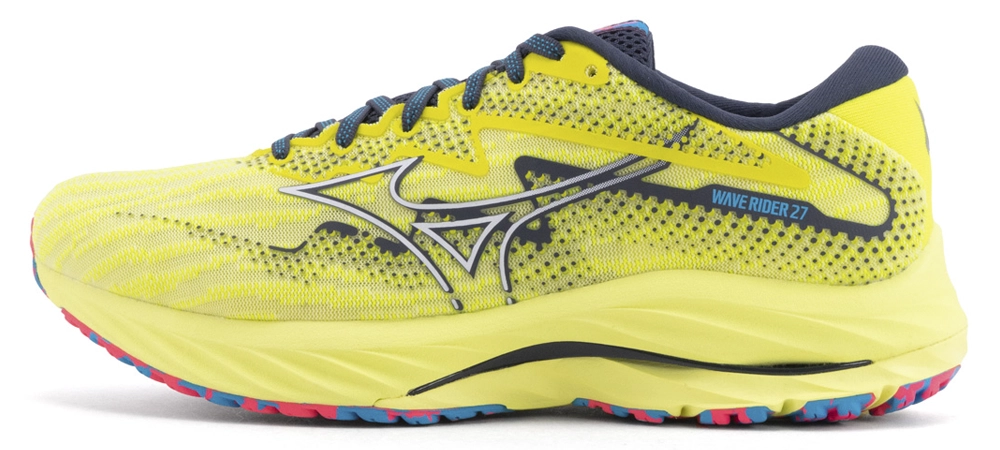 Mizuno Wave Rider 27 hardloopschoen geel